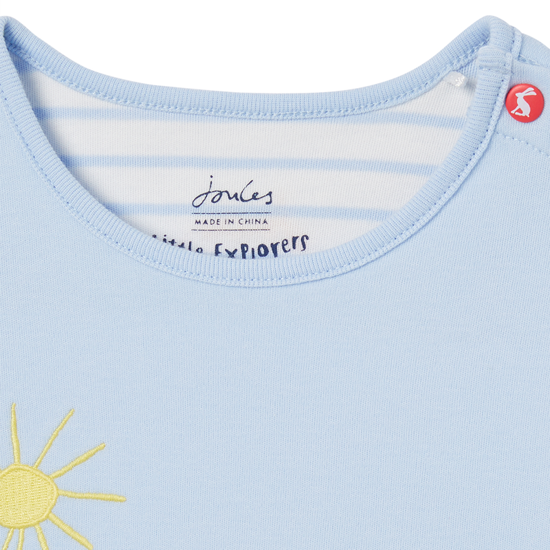 Joules Tate Artwork Short Sleeve T-Shirt - Horse Blue-3