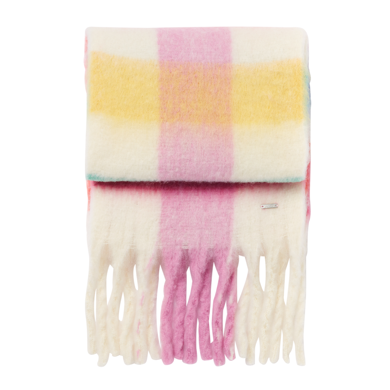 Joules Folley Brushed Check Scarf - Multicheck-2