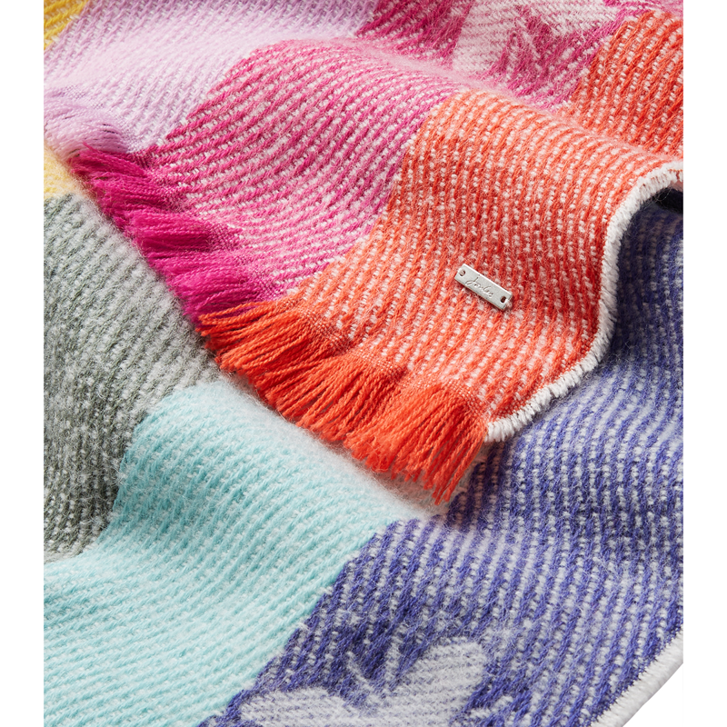 Joules Meredith Herringbone Scarf - Bee Check-2