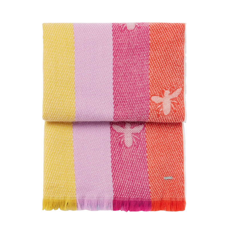 Joules Meredith Herringbone Scarf - Bee Check-1