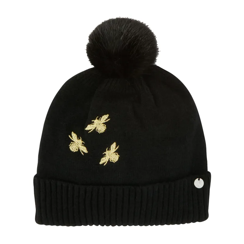 Joules Stafford Knit Hat - True Black