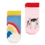 Joules Neat Feet 2 Pack Of Socks - Rainbow Horse