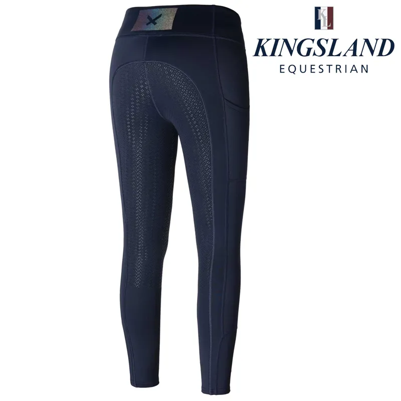 Kingsland KLkattie Ladies F-Tech Full Grip Tights - Navy-1