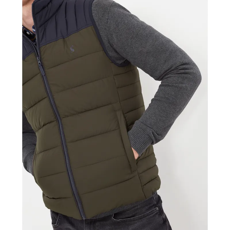 Joules Go To Padded Gilet - Heritage Green-2