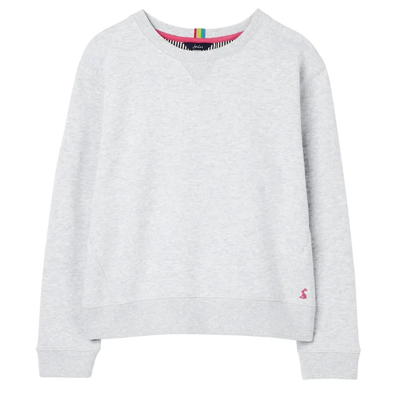 Joules Monique Crew Neck Sweatshirt - Grey Marl