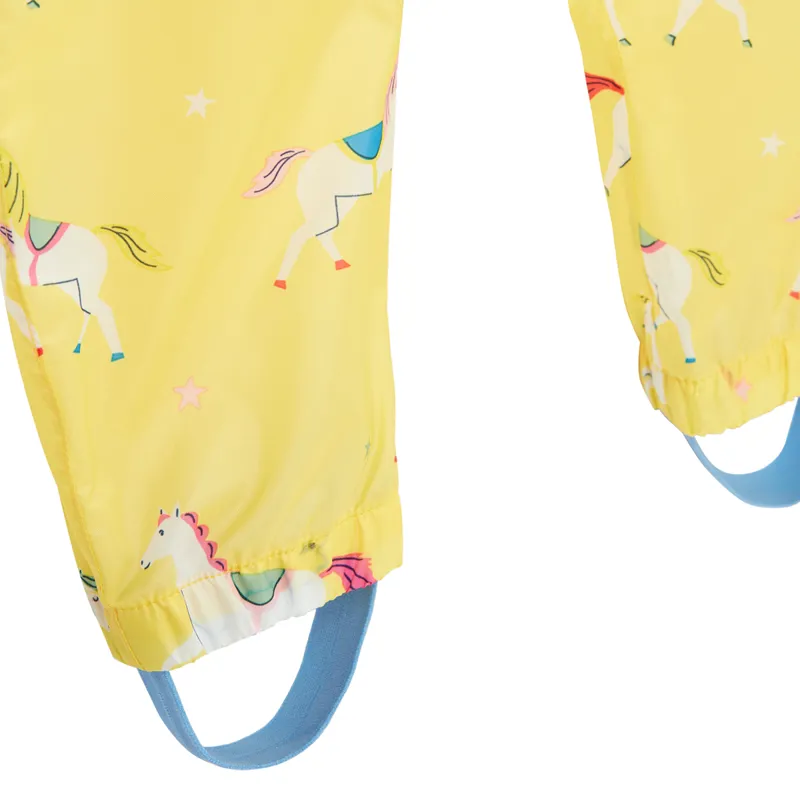 Joules Puddle Waterproof Suit - Rainbow Horses-2