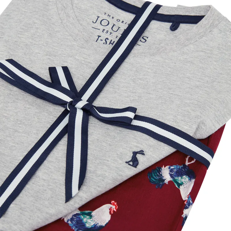 Joules Goodnight Printed Bottoms And T-Shirt Set - Morning Glory Port-3