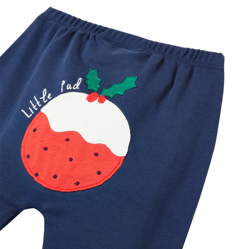 Joules Festive Grove Trousers - Little Pudding-2