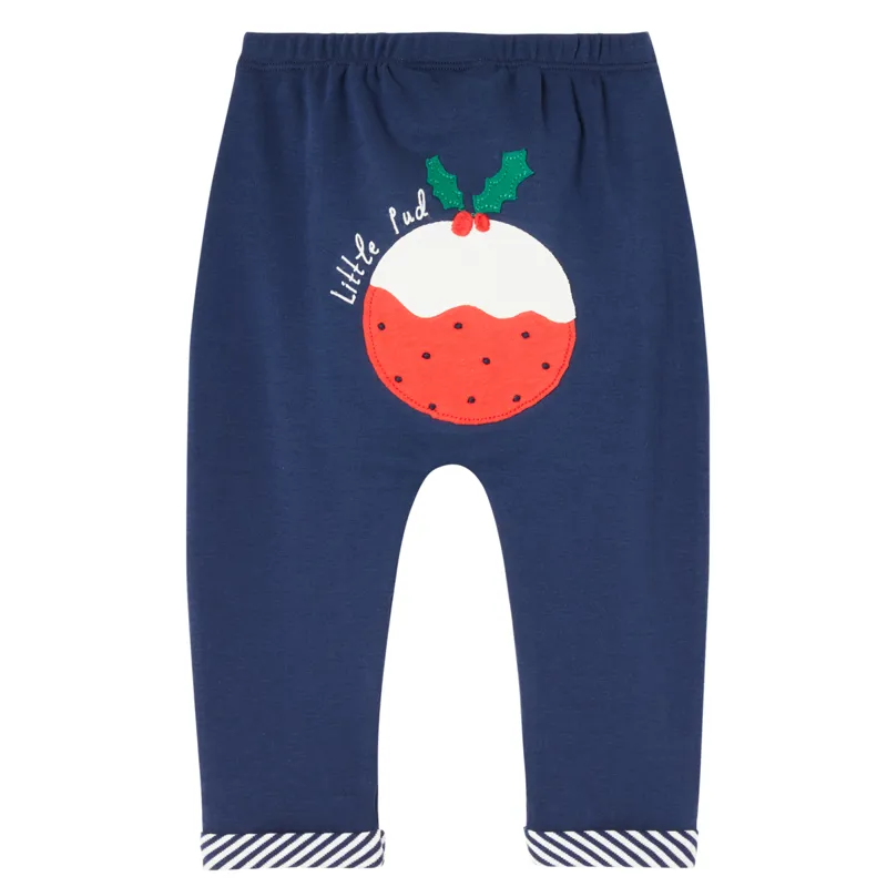Joules Festive Grove Trousers - Little Pudding-1