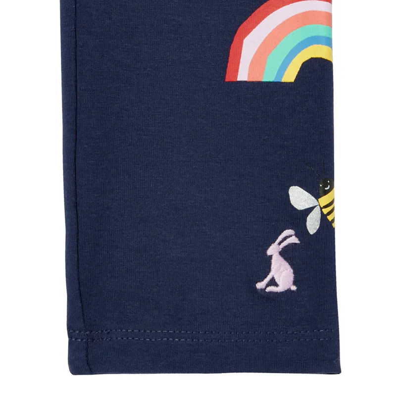 Joules Emilia Luxe Artwork Leggings - Navy Weather-3