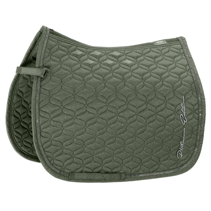 Eskadron Sparkle Dressage Saddle Cloth Platinum AW22 - Ash Green