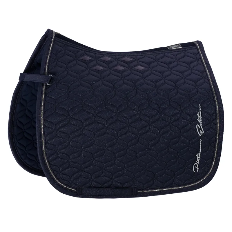 Eskadron Sparkle Dressage Saddle Cloth Platinum AW22 - Navy