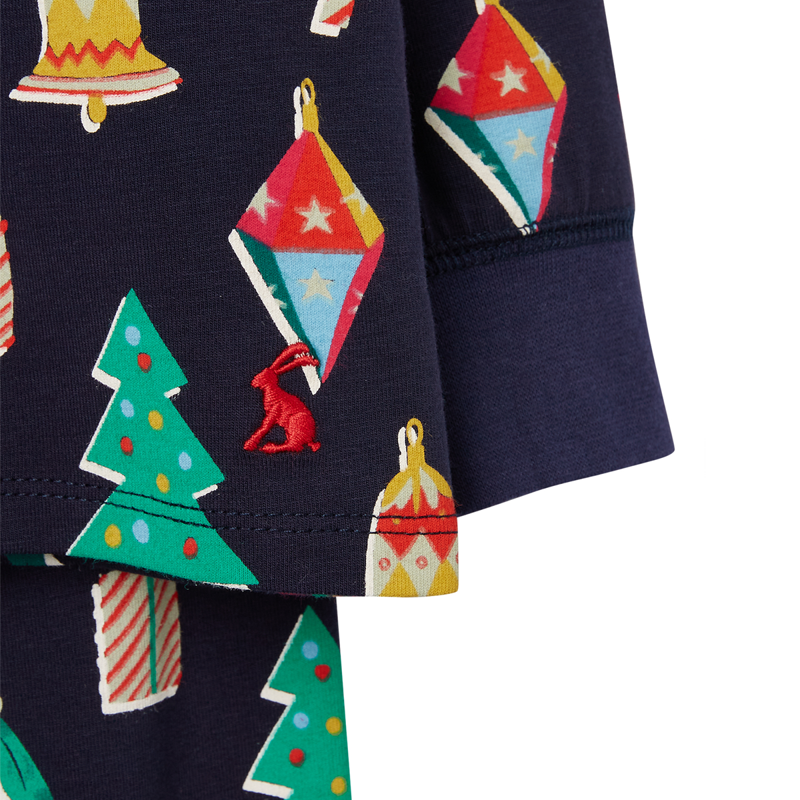 Joules Festive Kipwell Pyjama Set - Xmas Icons-3
