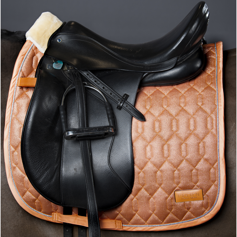 Eskadron Glitter Mesh Saddlecloth Classic Sports SS22 - Soft Peach-1