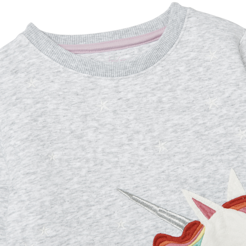 Joules Mackenzie Artwork Sweatshirt - Grey Horse-3