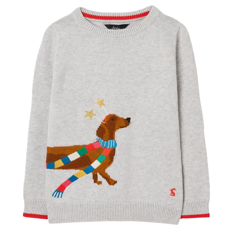 Joules Cracking Festive Jumper - Festive Dog