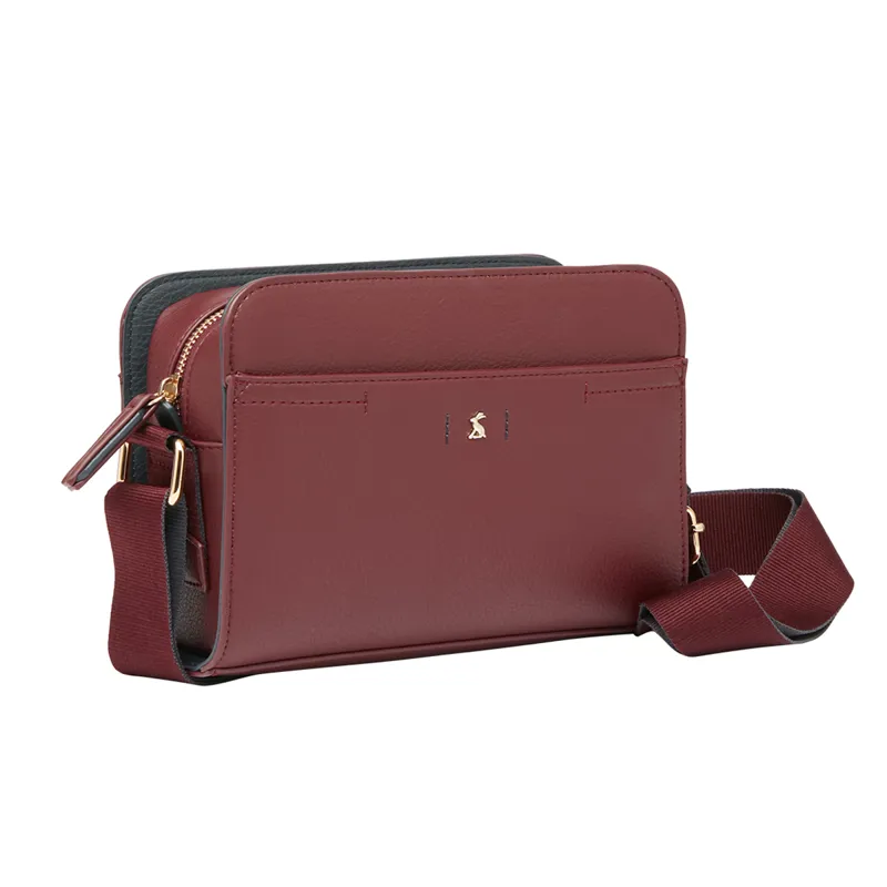 Joules Zia Pu Cross Body Camera Bag - Oxblood-1