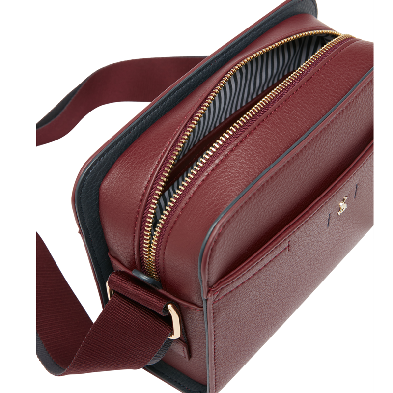 Joules Zia Pu Cross Body Camera Bag - Oxblood-3