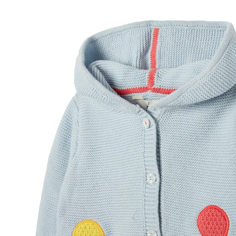 Joules Peter Rabbit Charmford Hooded Cardigan - Blue Peter Rabbit-3
