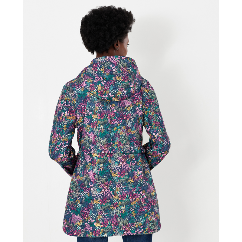 Joules Brookside Waterproof Jacket - Navy Ditsy-2