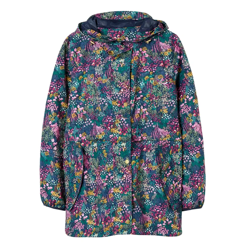 Joules Brookside Waterproof Jacket - Navy Ditsy