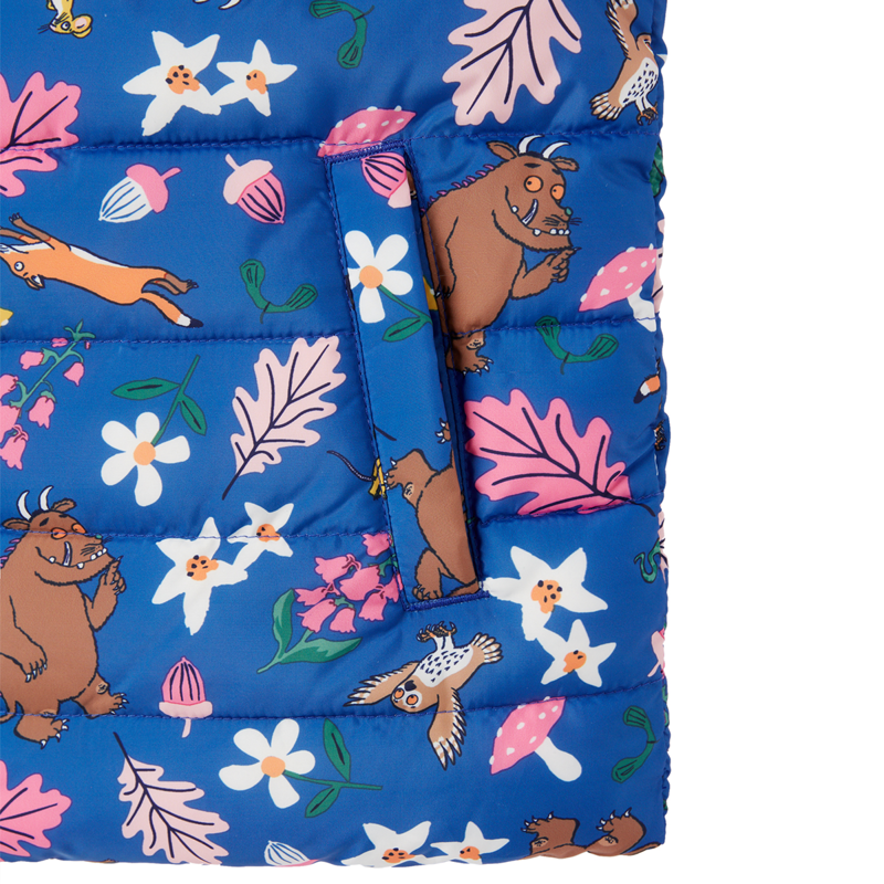 Joules Gruffalo Flip It Reversible Gilet - Gruffalo Blue-3