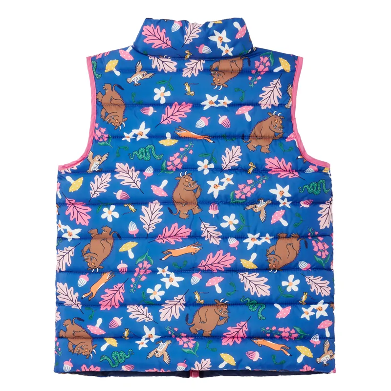 Joules Gruffalo Flip It Reversible Gilet - Gruffalo Blue-2