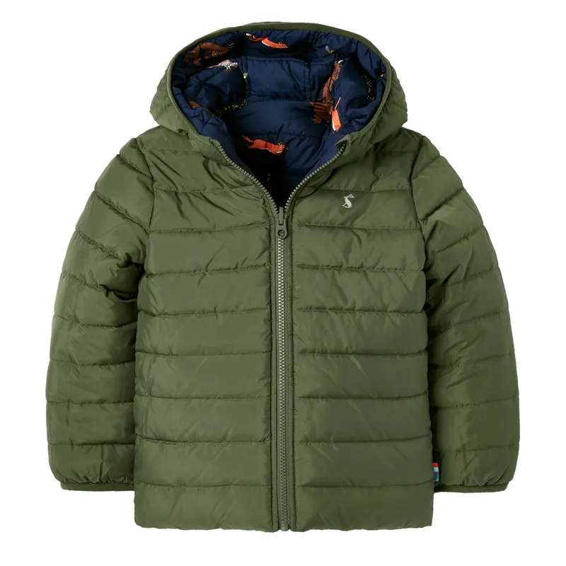 Joules Gruffalo Switch It Showerproof Reversible Jacket - Gruffalo Navy-1