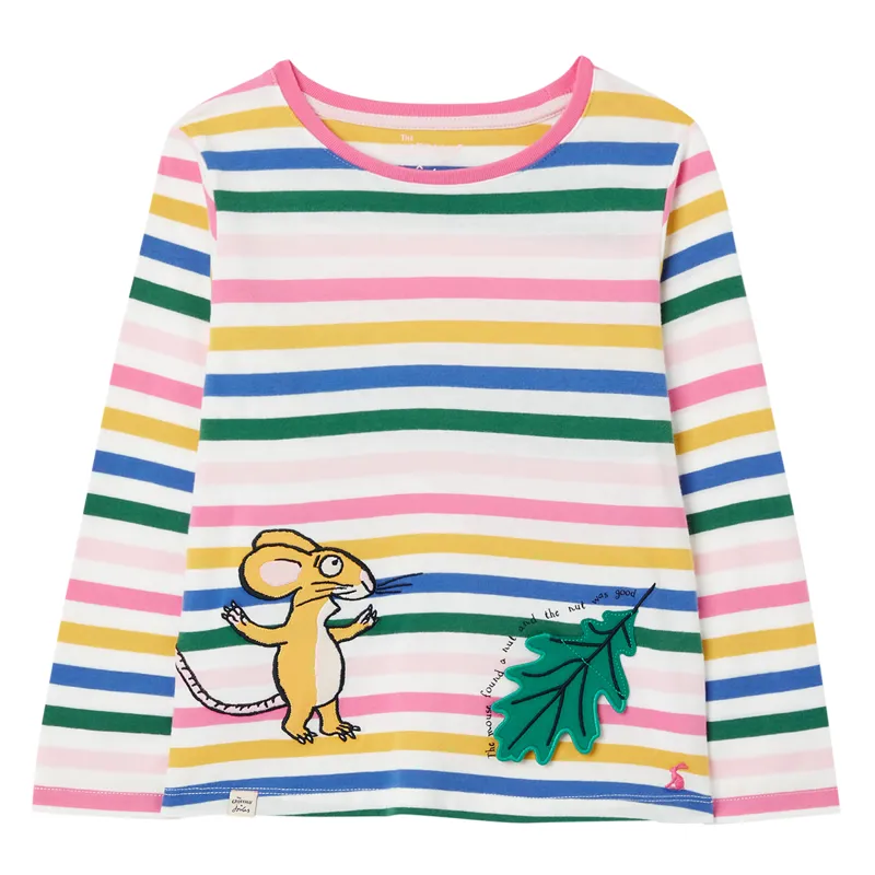 Joules Gruffalo Chomp Long Sleeve Artwork T-Shirt - Gruffalo Multi