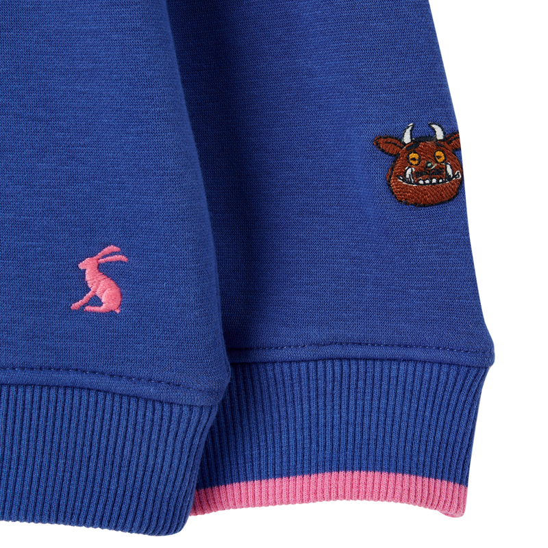 Joules Gruffalo Mackenzie Artwork Sweatshirt - Gruffalo Blue-3