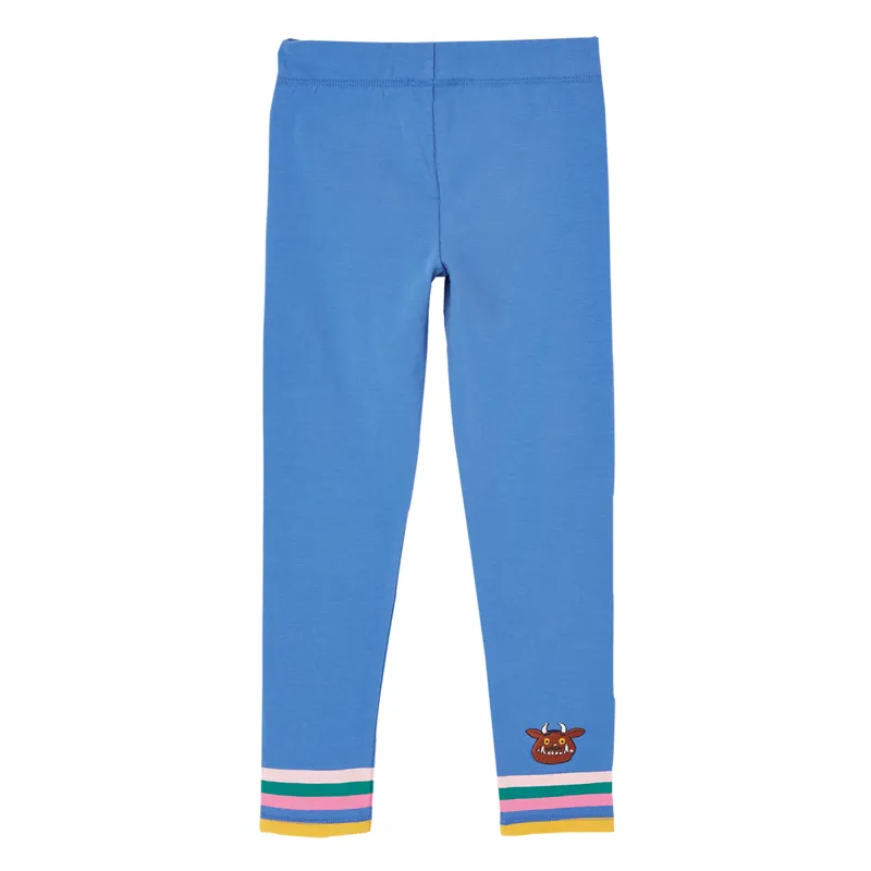 Joules Gruffalo Liana Artwork Leggings - Multi Blue Stripe-1