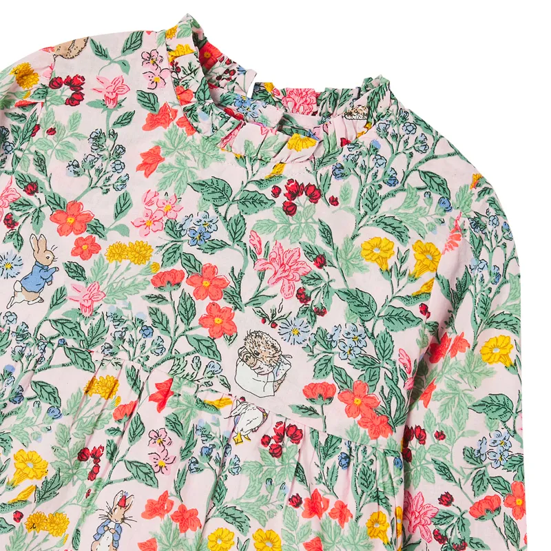 Joules Peter Rabbit Flopsy Woven Dress - Peter Rabbit Party-2