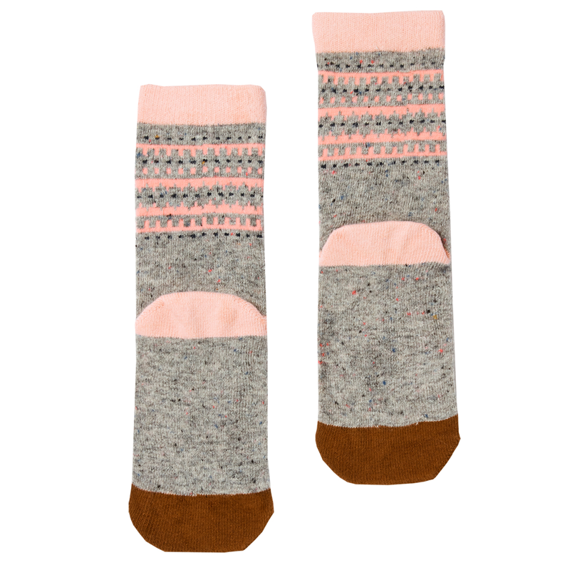 Joules Warmley Fluffy Socks - Grey Hare-1
