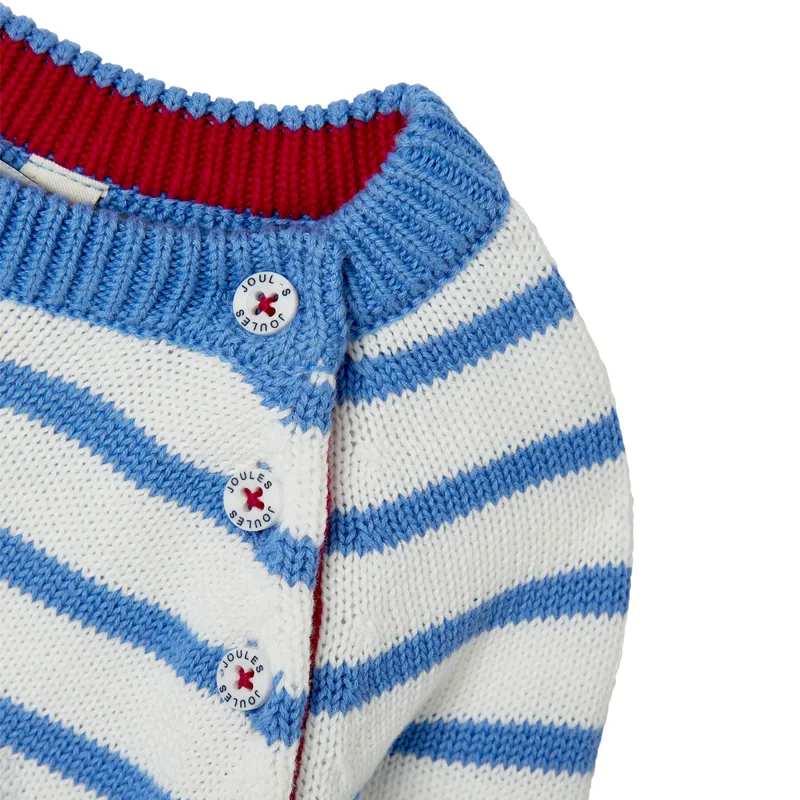 Joules Winnie Intarsia Jumper - Bunny Stripe-3
