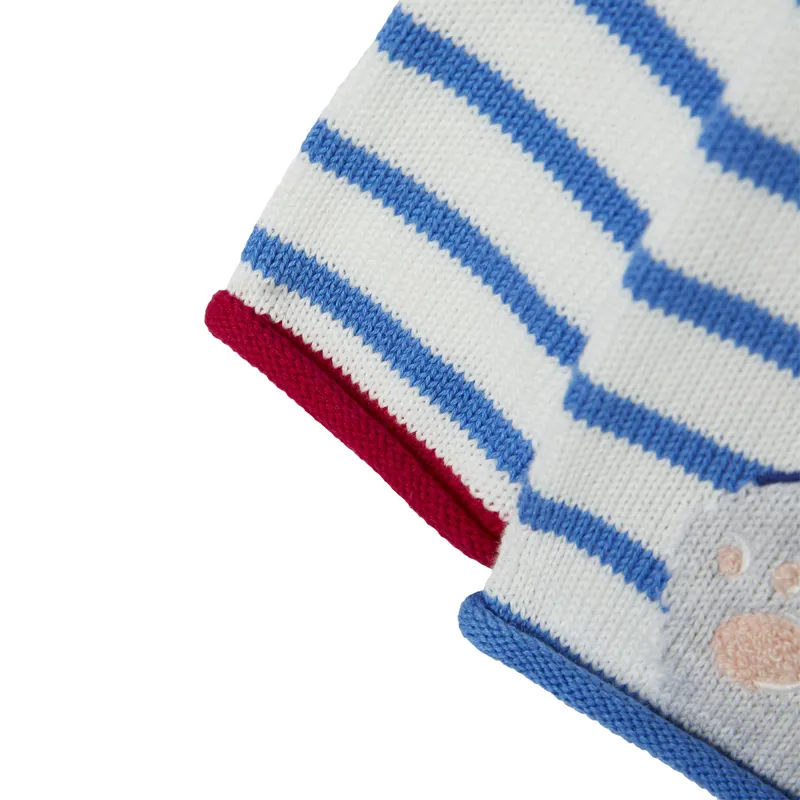 Joules Winnie Intarsia Jumper - Bunny Stripe-2
