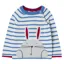 Joules Winnie Intarsia Jumper - Bunny Stripe