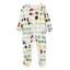 Joules Razamataz Printed Babygrow - Veg White