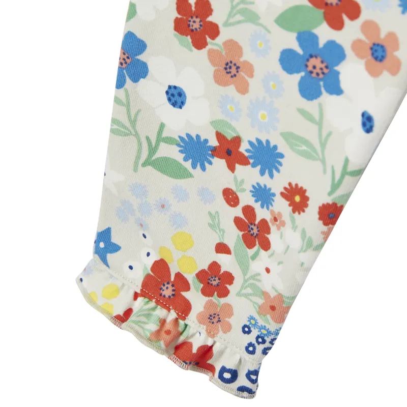 Joules Poppy Artwork Top And Legging Set - White Spring-3