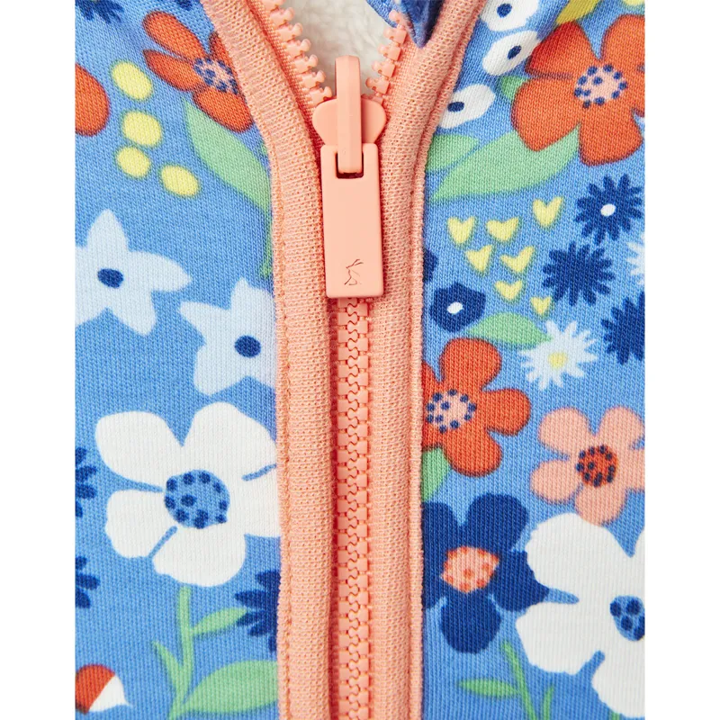 Joules Kids Cosette Reversible Jacket - Bunny Blue-3