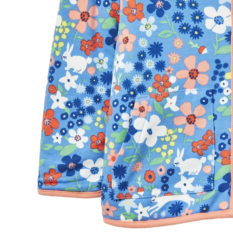 Joules Kids Cosette Reversible Jacket - Bunny Blue-2