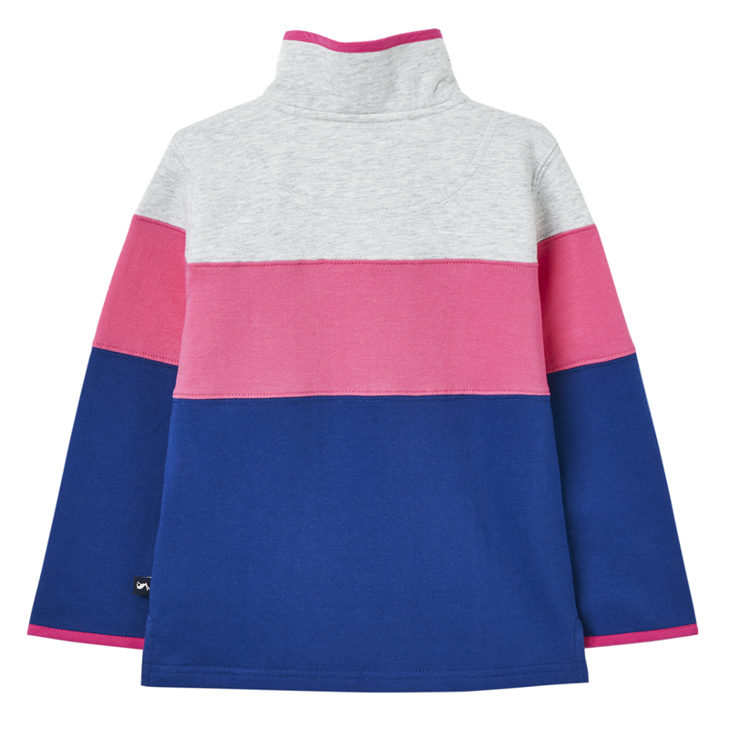 Joules Fairdale Sweatshirt - Pink Colour Block-1