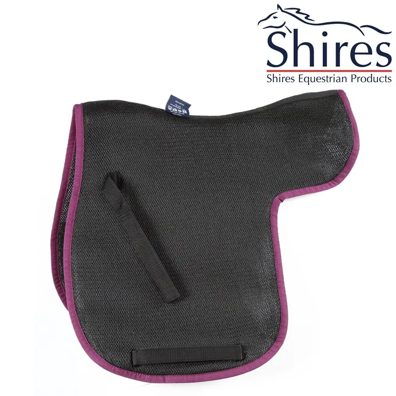 Shires Air Motion Numnah - Black/Plum