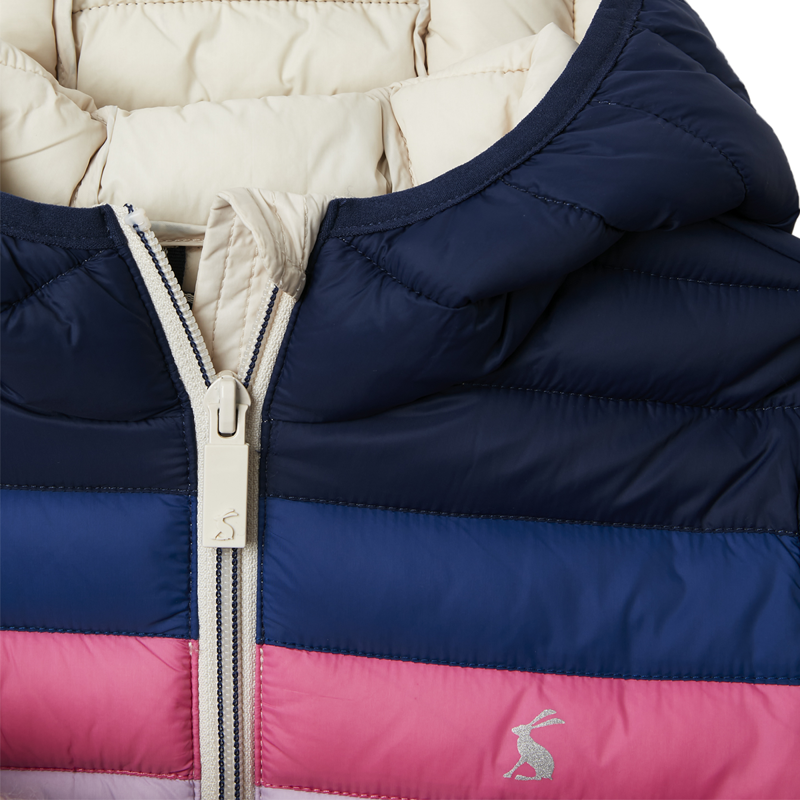 Joules Kinnaird Showerproof Packable Jacket - Multi Stripe-2