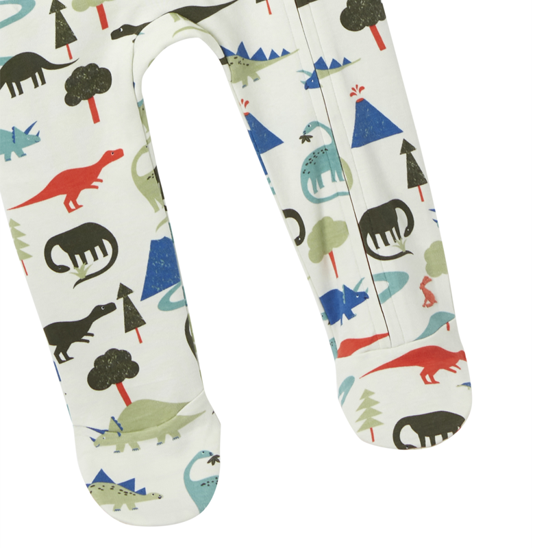 Joules Zippy Cotton Babygrow - Dino-2