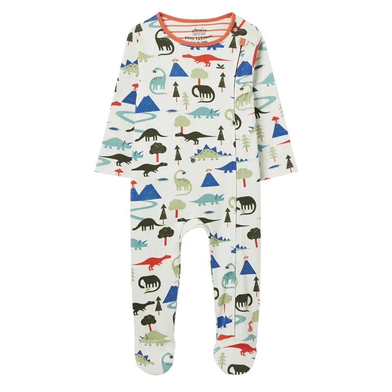 Joules Zippy Cotton Babygrow - Dino