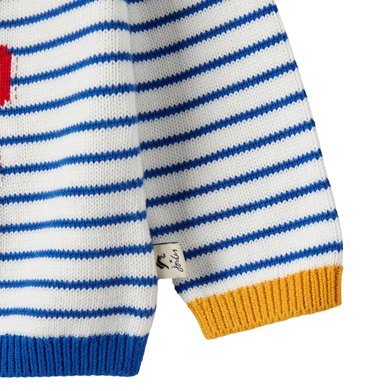Joules Official Paddington Ivy Knit Jumper - Blue-3