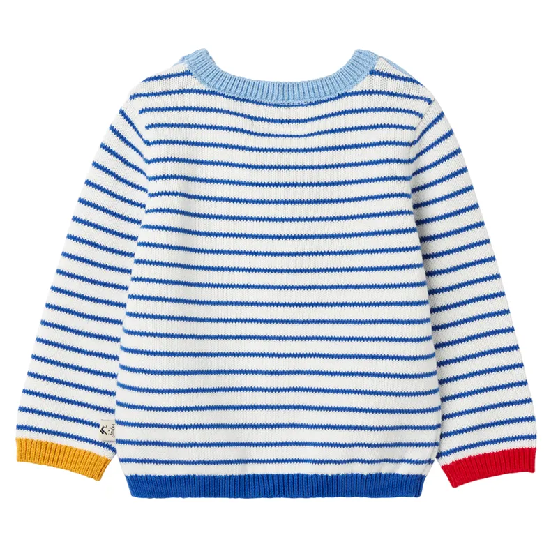 Joules Official Paddington Ivy Knit Jumper - Blue-1