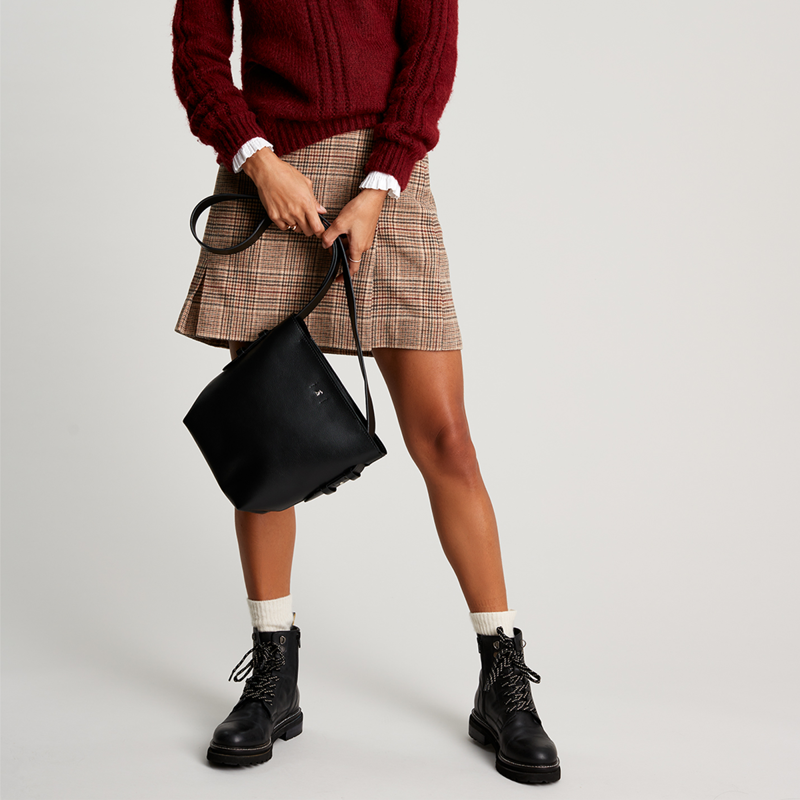 Joules Henley Pu Cross Body Bag - Black-6