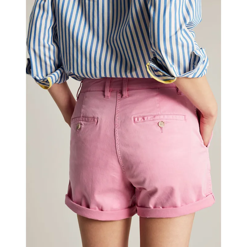 Joules Cruise Mid Length Chino Shorts - Pink-3