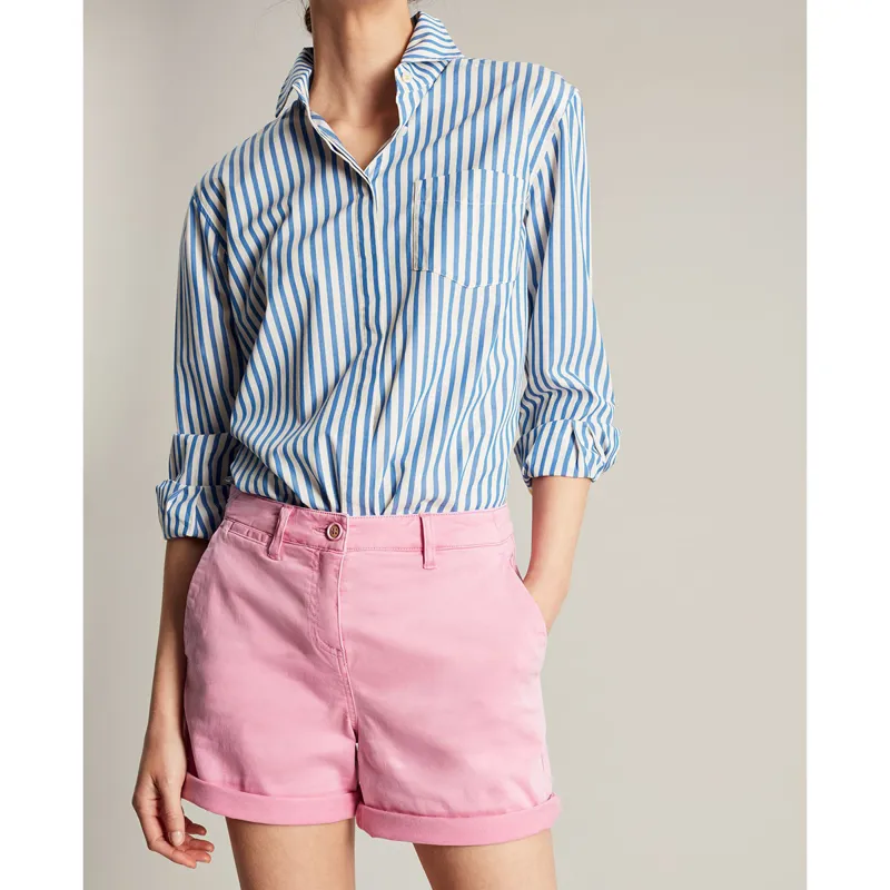 Joules Cruise Mid Length Chino Shorts - Pink-1